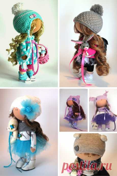 Vivid doll Fabric doll Summer doll handmade by AnnKirillartPlace