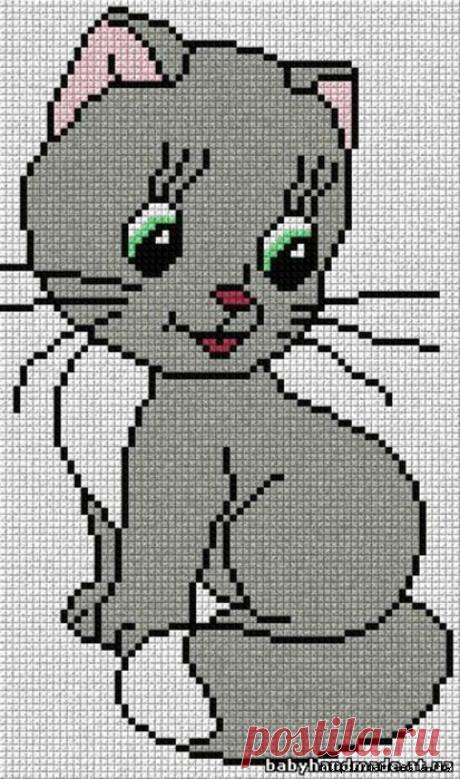 Схемы вышивки для детских вязаных вещей