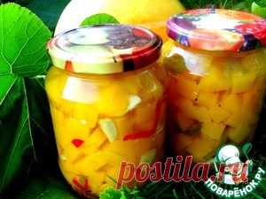 Тыква маринованная пряная на зиму - кулинарный рецепт
