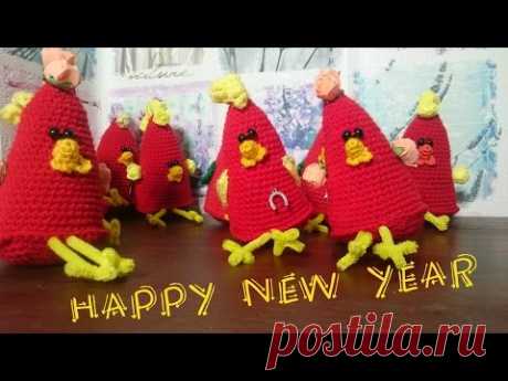 МК ★ Петух ★ Часть 1 ★ Вязание крючком