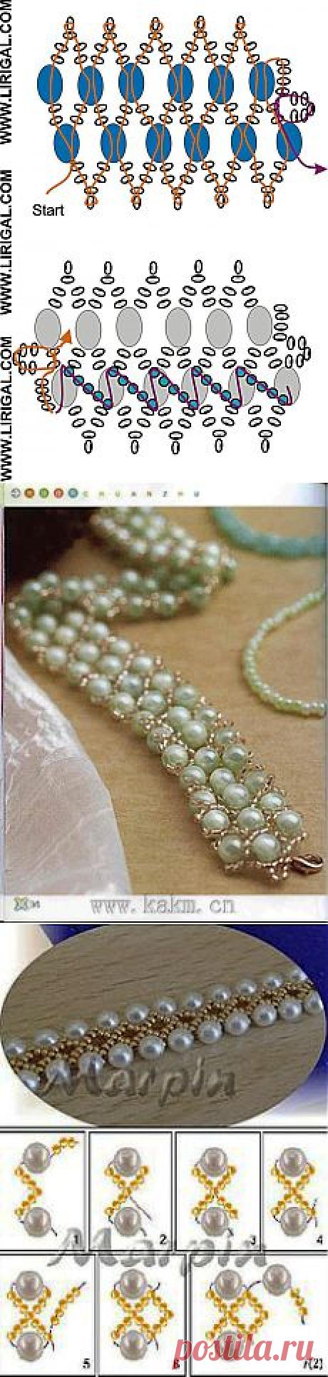 Pearl &amp; Seed Bead Bracelet Tutorial | aB-did Bracelets 4