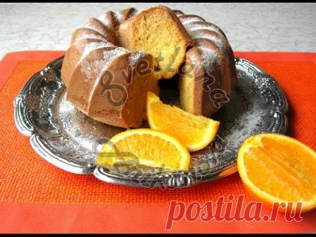 Кекс на кефире с апельсиновой цедрой