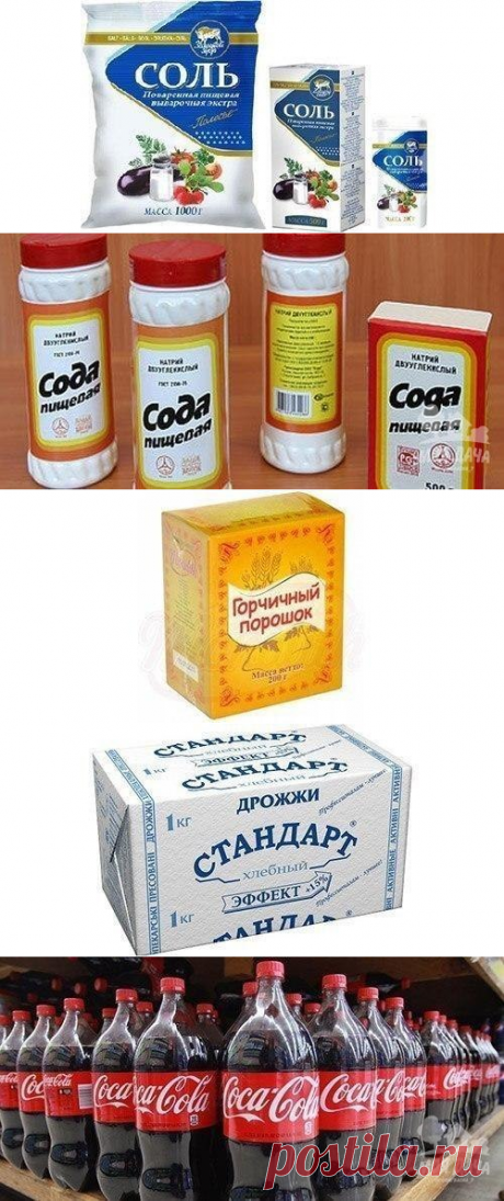 Помощники дачника из обычного продуктового магазина

Оказывается, и в продуктовом отделе обычного магазина или супермаркета найдется не мало полезных товаров для борьбы с вредителями и болезнями растений, приготовления подкормок и био-настоев. Некоторые садоводы давно и с успехом используют в аграрных целях кефир, молоко, сыворотку, соль, соду, дрожжи, горчичный порошок и кое-что еще. Сейчас узнаем почему…