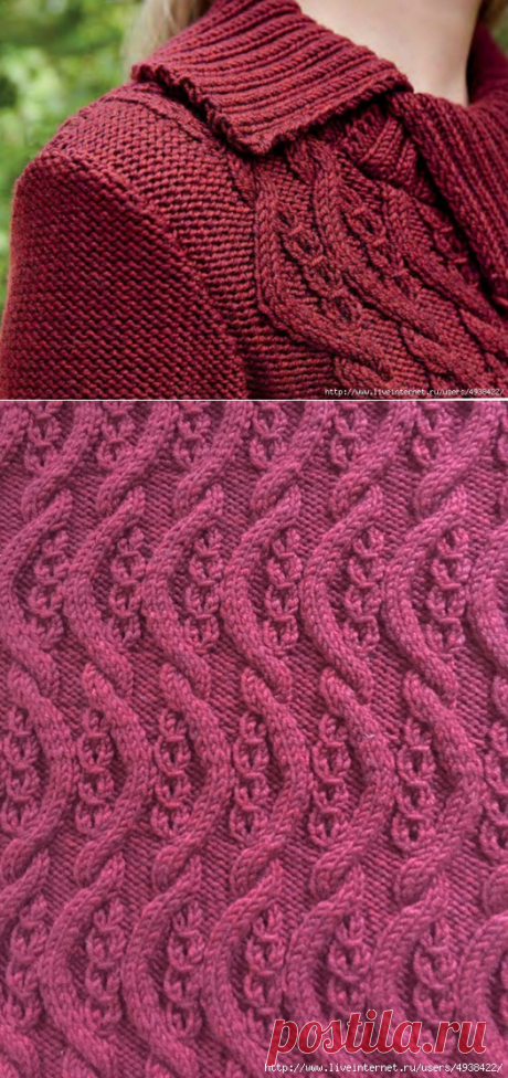 Женский пуловер «Climbing Tendrils». Climbing Tendrils Pullover by Heike Campbell.