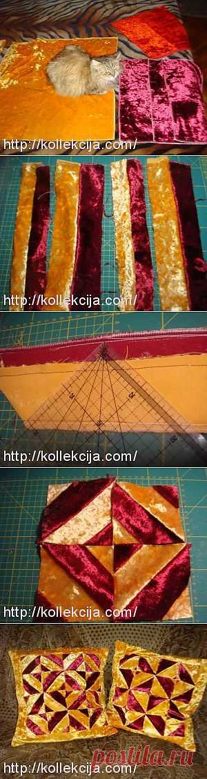 Лоскутные подушки. Автор Алена Муштенко. | Своими руками