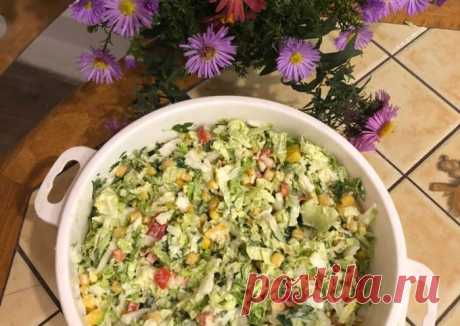 (1) Салат из пекинской капусты - пошаговый рецепт с фото. Автор рецепта Ирина . - Cookpad
