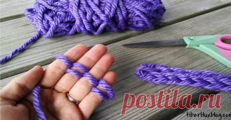 То, как она умеет вязать без спиц пальцами просто потрясающе! | I Love Hobby - Лучшие мастер-классы со всего мира!