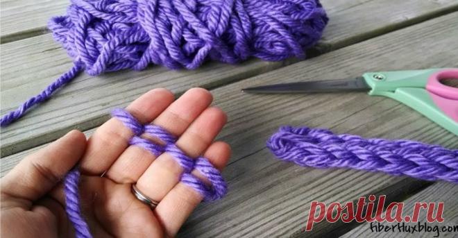 То, как она умеет вязать без спиц пальцами просто потрясающе! | I Love Hobby - Лучшие мастер-классы со всего мира!