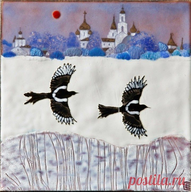 ЭМАЛИ - Сахарова Елена эмаль керамика украшения