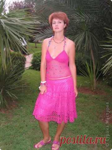 Вяжем в компании: Юбка... | Страна Мастеров