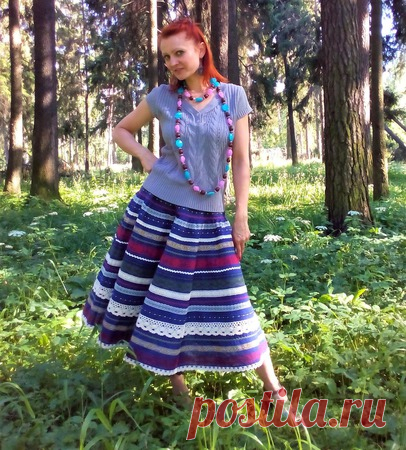 Юбка Кружевель синяя – купить в интернет-магазине HobbyPortal.ru с доставкой