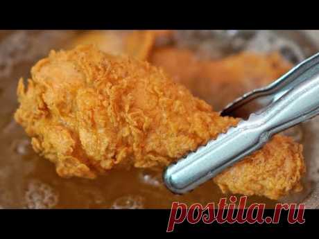 Жареный цыпленок в стиле KFC (супер хрустящие хрустящие)