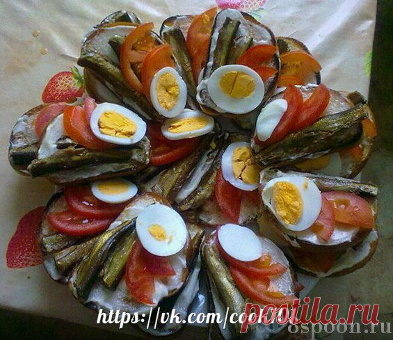 бутерброды к празднику -
