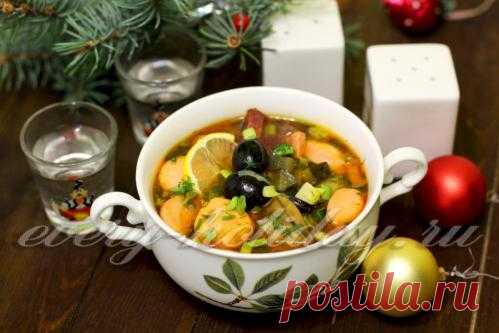 Солянка сборная мясная: рецепт с фото