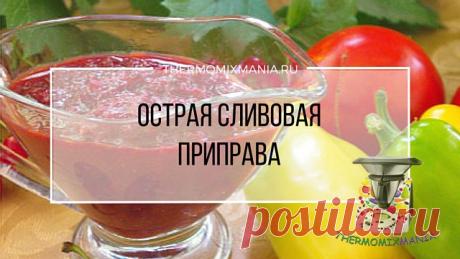 ​Острая сливовая приправа Термомикс.РЕЦЕПТЫ ТЕРМОМИКС | Thermomixmania