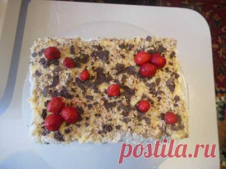 Торт без выпечки. Быстро и вкусно.