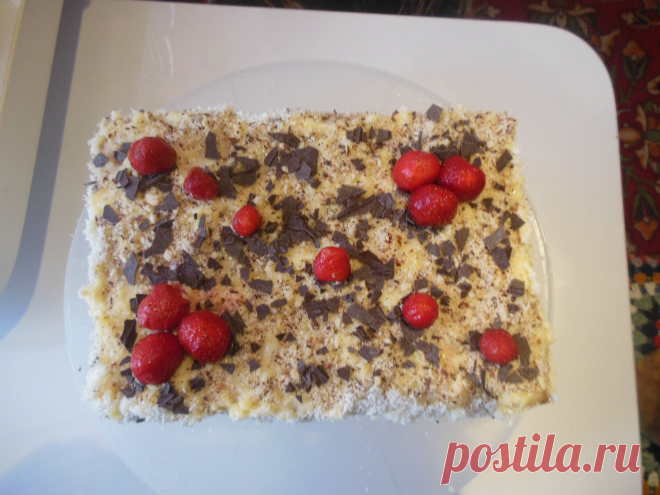 Торт без выпечки. Быстро и вкусно.