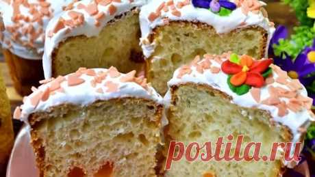Быстрый КУЛИЧ из холодильника без возни и замеса руками