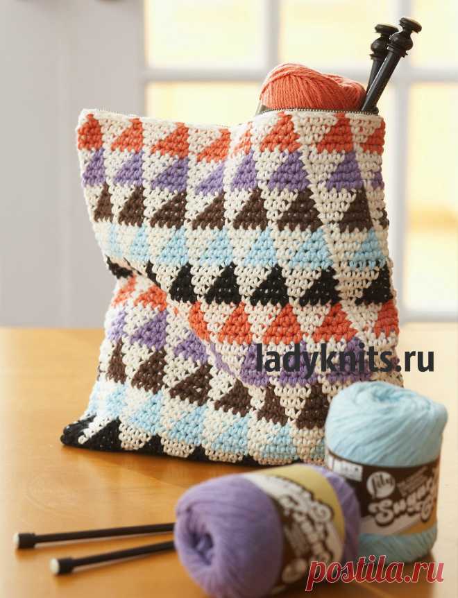 Косметичка и сумка крючком