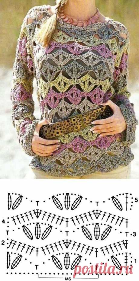 +11 ideias e ponto de crochê para blusas para você copiar e relaxar com esta ótima terapia! Mas também pode ser uma forma de ganhar um extra... ^.~