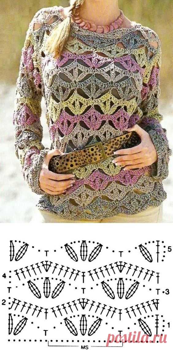 +11 ideias e ponto de crochê para blusas para você copiar e relaxar com esta ótima terapia! Mas também pode ser uma forma de ganhar um extra... ^.~