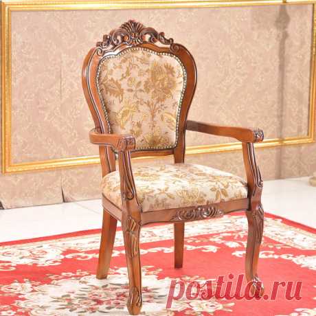 50*60*108 см Европейский Стиль Обеденный Стул Hotel Book Office Стул Свадебный Банкет Кресло Резной Деревянный Стул купить на AliExpress