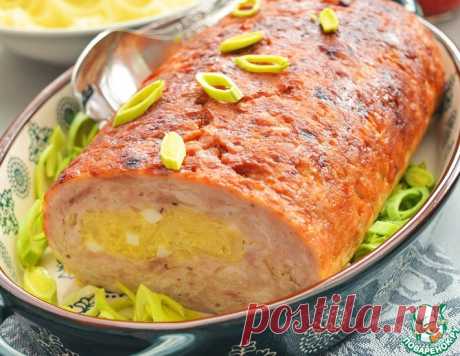 Куриный рулет с капустой и яйцами – кулинарный рецепт