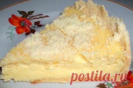 Пирог с творогом. Готовится быстро и просто