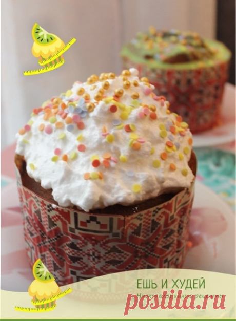 ПП-кулич без сахара, сливочного масла, дрожжей и пшеничной муки