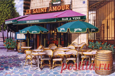 Ресторан &quot;Le Saint Amour&quot;. Париж. ©Парижские кафе/ Аркадий Острицкий - ARTinvestment.RU Forum