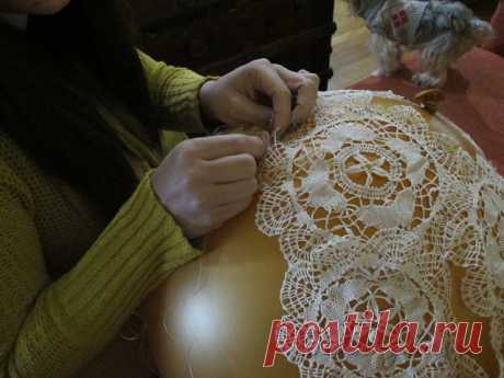 (8) Gallery.ru / Фото #4 - Абажур из вязанных крючком салфеток - nats10