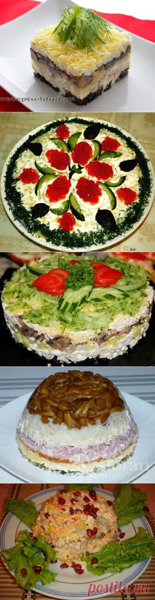 ТОР - 10 Салаты на любой вкус!