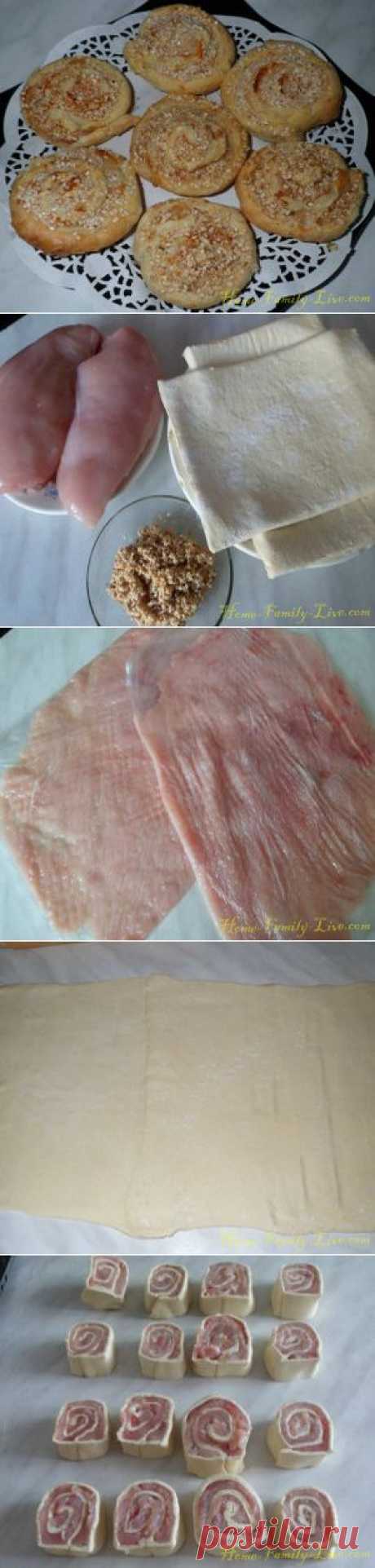 Куриные рулетики - Кулинарные рецепты