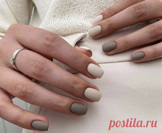 Матовый топ - как правильно наносить на ногти | Техника выполнения матового маникюра | Советы и особенности дизайна - Фото