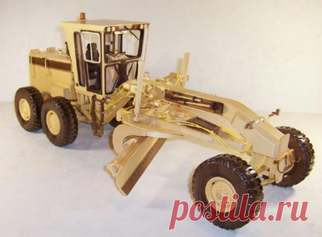 Модель грейдера из дерева | | Для тех, кто любит работать с деревом