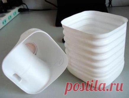 Ящик-органайзер из пластиковых бутылок