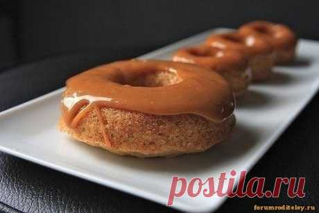 Яблочные пончики с карамелью :: форум общения родителей