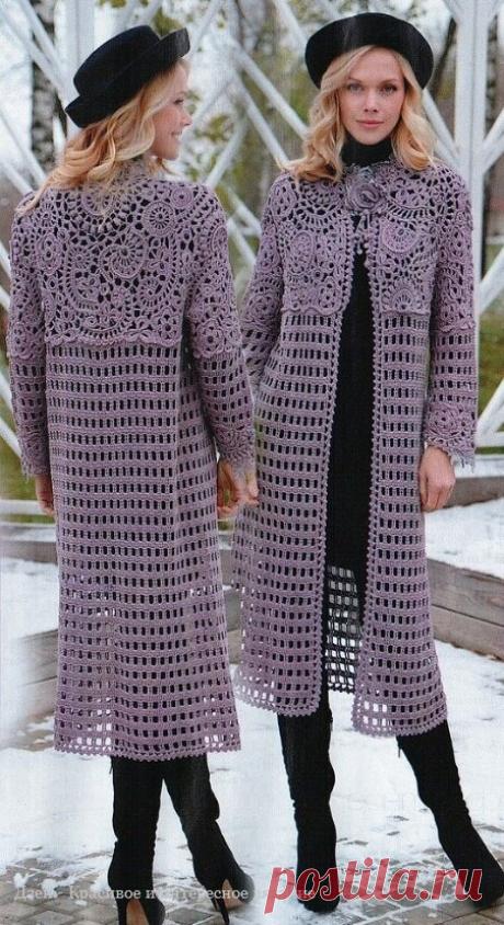 Жакеты крючком со схемами | Красивое и интересное вязание | Яндекс Дзен