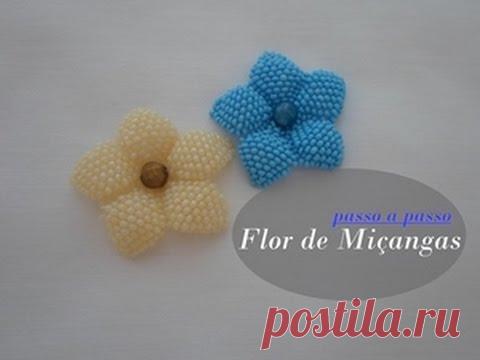 NM Bijoux - Flor de Miçanga - passo a passo