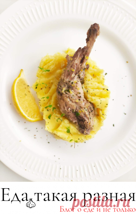 Тушеный кролик в белом вине с лимоном; Рецепты вторых блюд