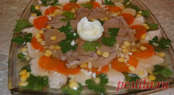 Очень вкусный рецепт: заливное из курицы на праздничный стол - cool-life.ru | cool-life.ru