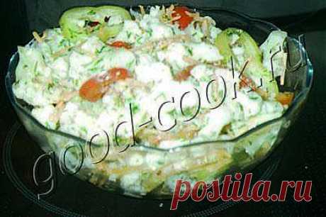 Хорошая кухня - цветная капуста по-корейски. Кулинарная книга рецептов. Салаты, выпечка.