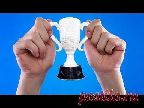 How To Make Trophy | Jute Craft | Crafts Junction