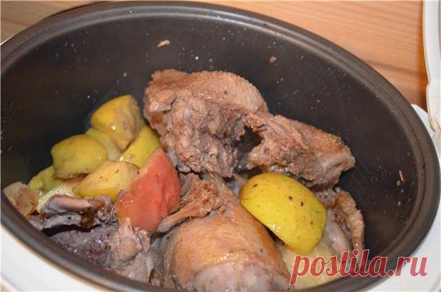 Сочный гусь в мультиварке - пошаговый рецепт с фото