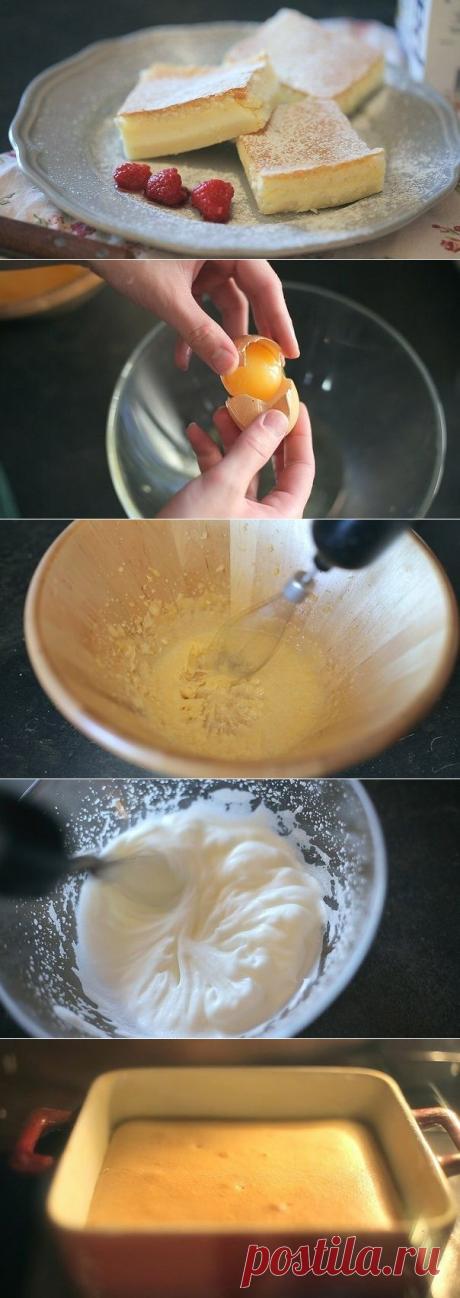 Как приготовить волшебство в духовке: умное пирожное. - рецепт, ингридиенты и фотографии