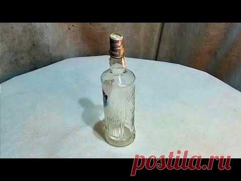Из обычной пластиковой бутылки, необычная поделка.