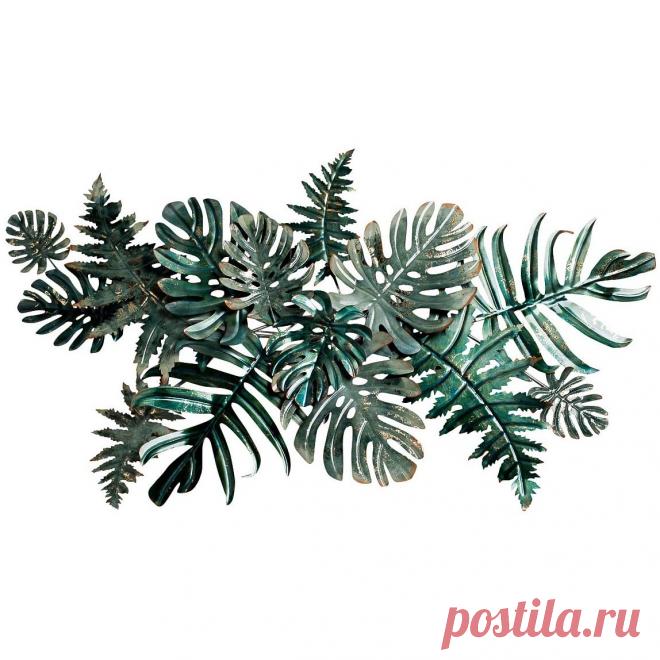 Настенный декор Листья тропические 1346х749х89 см - купить за 14260 руб. в интернет-магазине DG-Home