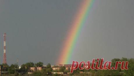 первая радуга в Камышлове