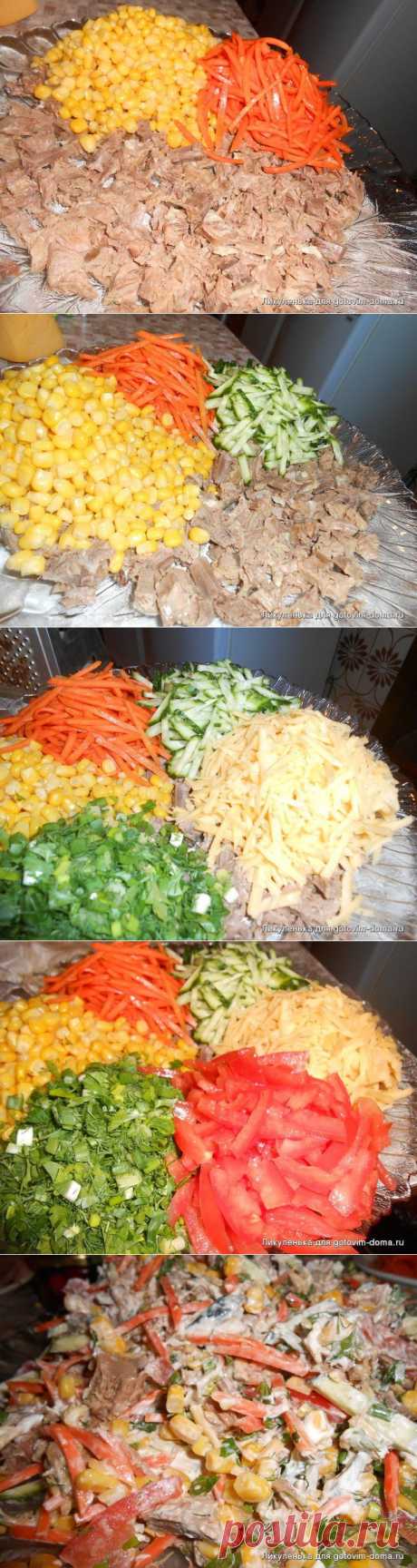 Салат &quot; Фантазия&quot; ( или &quot; Кучки&quot;). • Салаты мясные