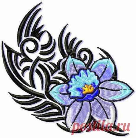 TATTOO FLOWERS 10 MACHINE EMBROIDERY DESIGNS CD 3 SIZES | eBay